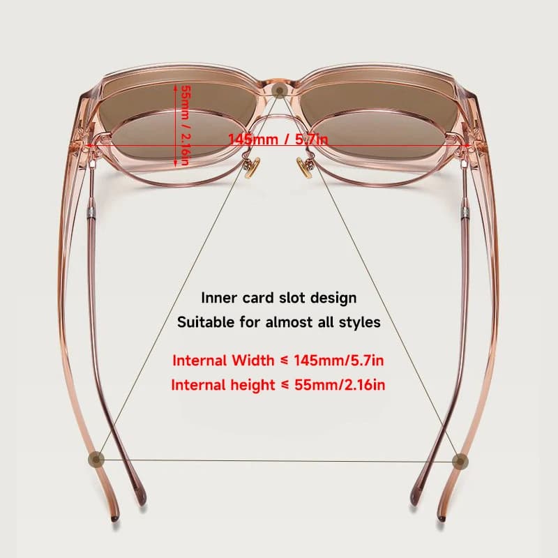 Lunettes de soleil polarisées pour femmes et hommes, 1 pièce, utilisées à l'extérieur des lunettes d