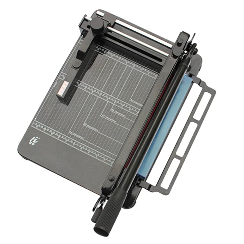 Machine à découper le papier manuelle de bureau 858A4, coupe-papier guillotine avec tiroir