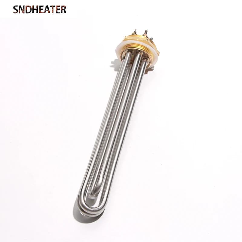 SNDHEATER chauffe-eau électrique DN32 DN40 DN50 élément chauffant par Immersion SUS304 220V Booster 