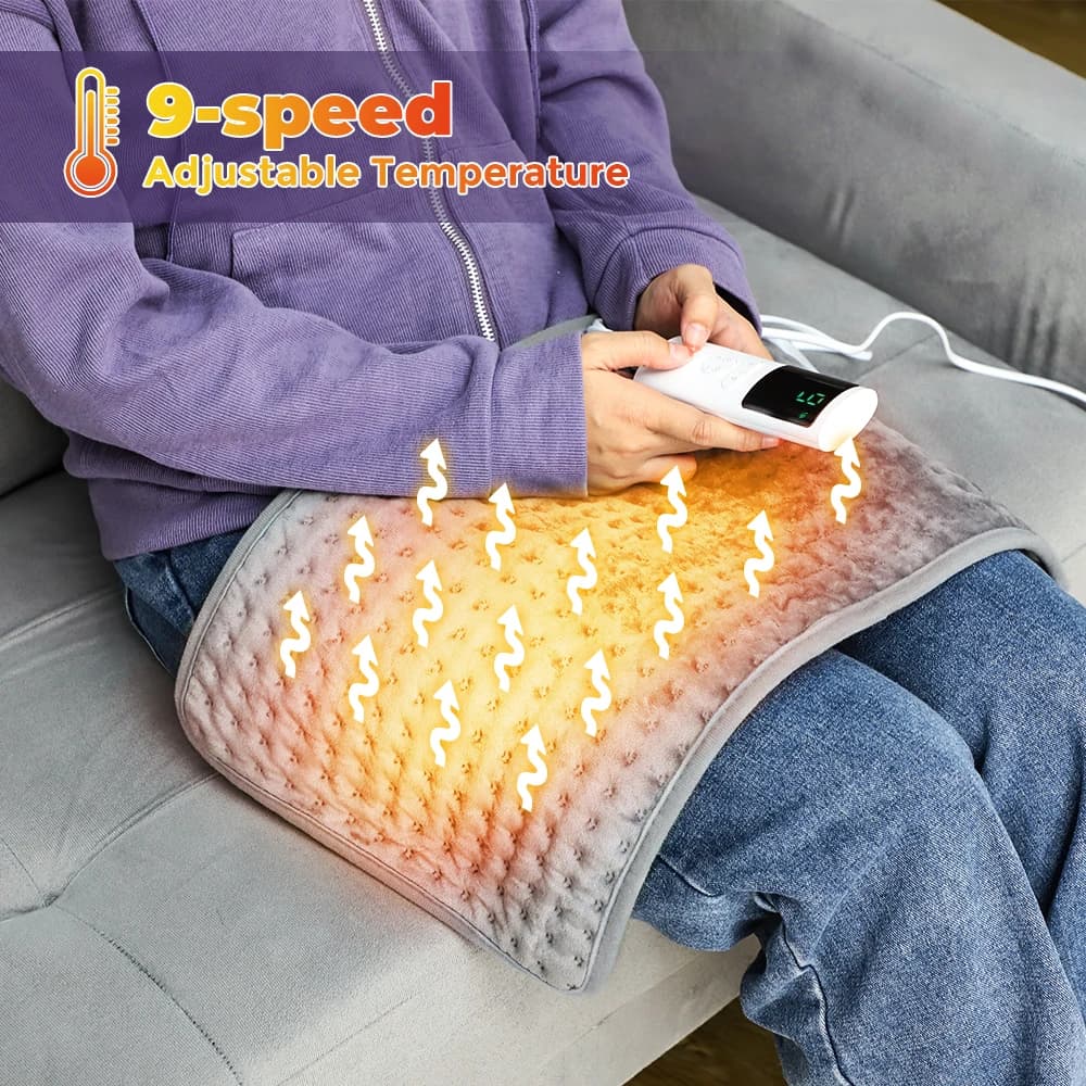 Couverture chauffante électrique 58x29CM, tapis chauffant, feuille électrique pour lit, canapé, couv