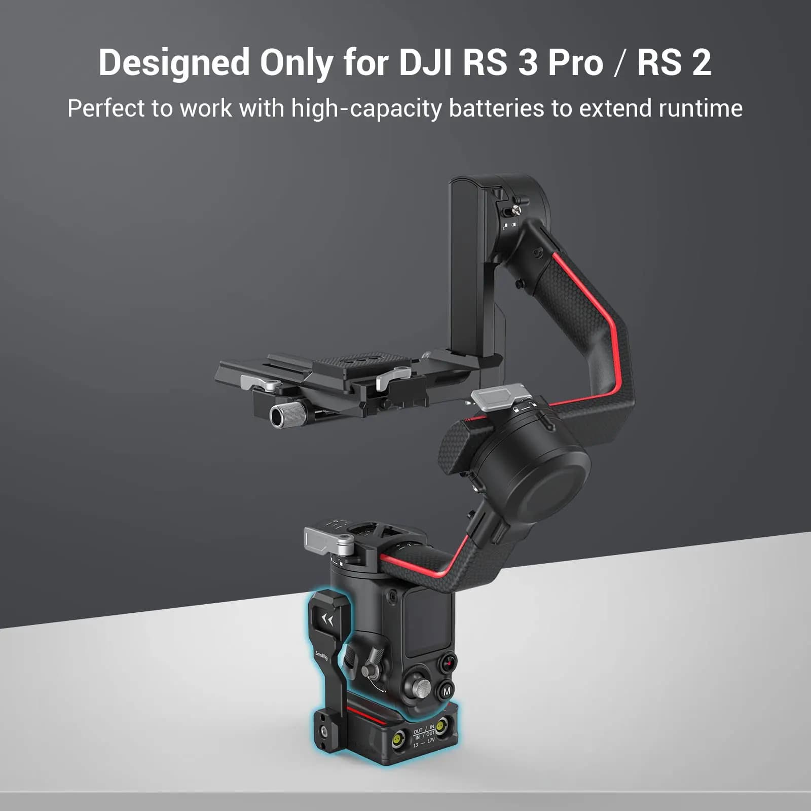 Plaque de Base d'alimentation SmallRig pour DJI RS 2/RS 3 Pro/ RS 4 Pro, Solution d'alimentation ext