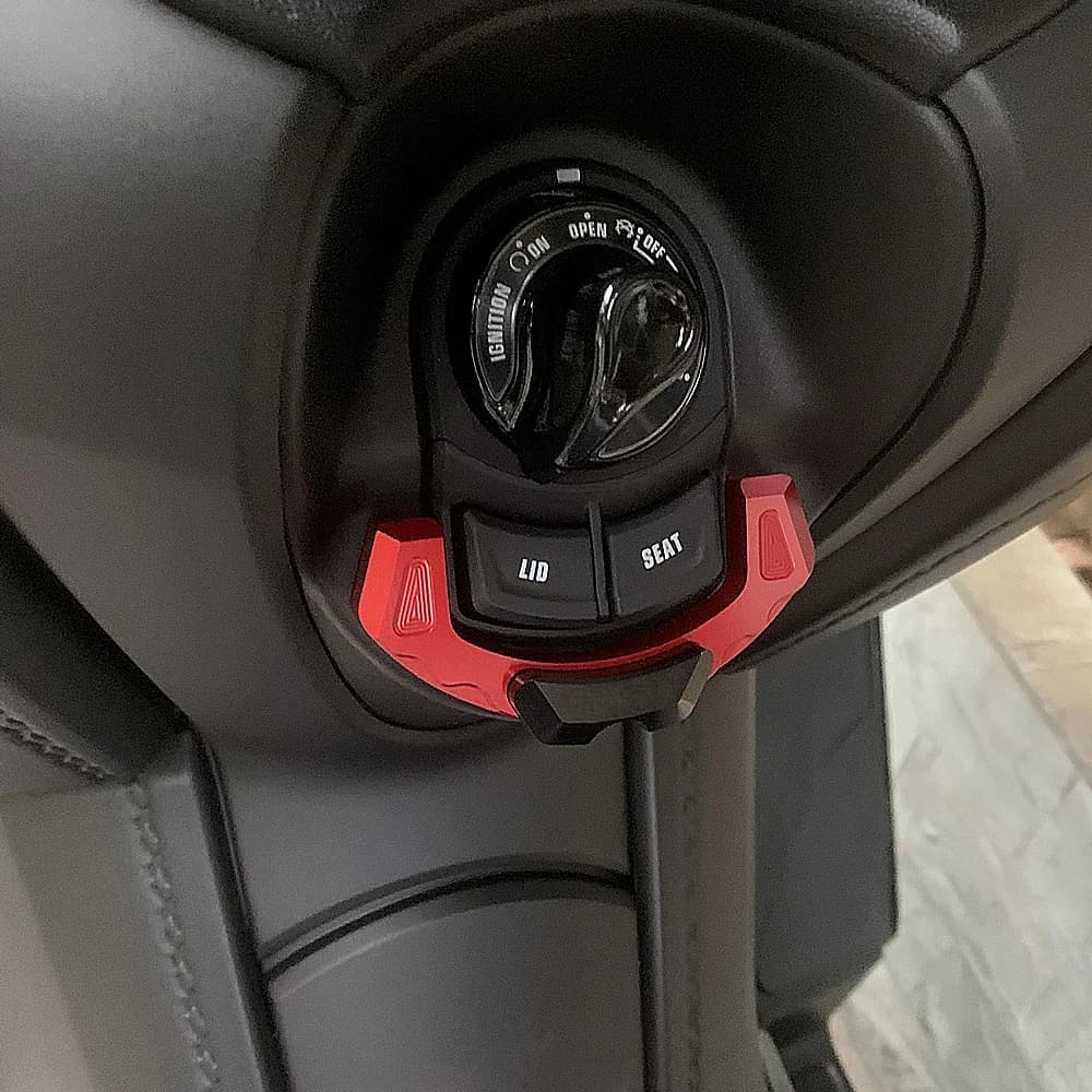 Couvercle décoratif de serrure de porte électrique CNC, pour Yamaha X-MAX125 X-MAX250 X-MAX300 2017-