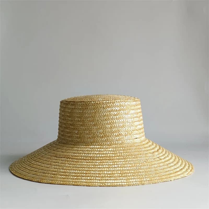 Chapeau d'été en paille, élégant style français, pour femmes, voyage en bord de mer, chapeau de sole