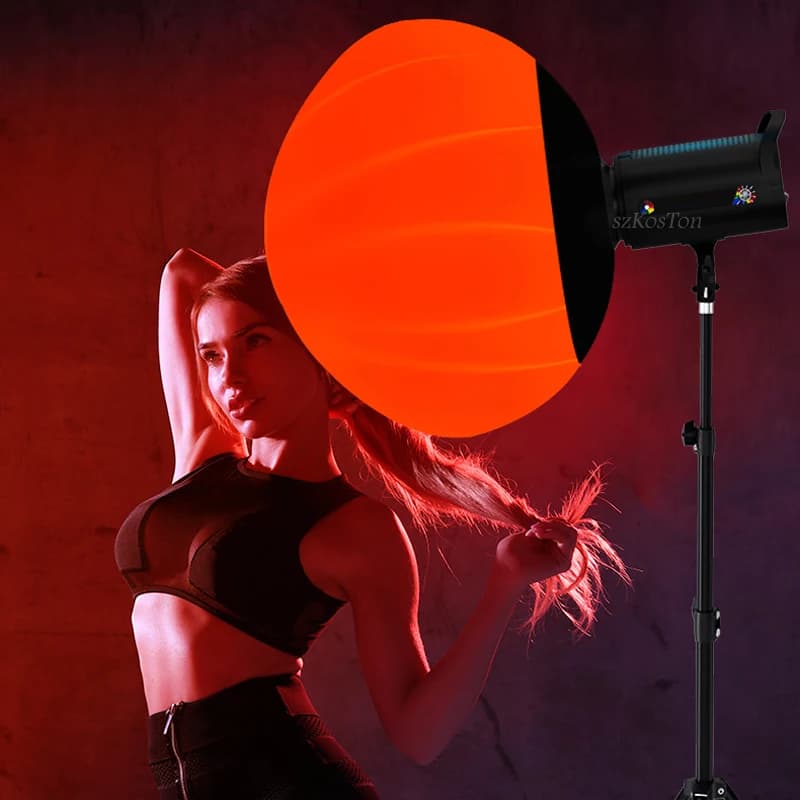 Lampe vidéo LED RVB avec télécommande, monture Bowens, éclairage de photographie extérieur, lumière 