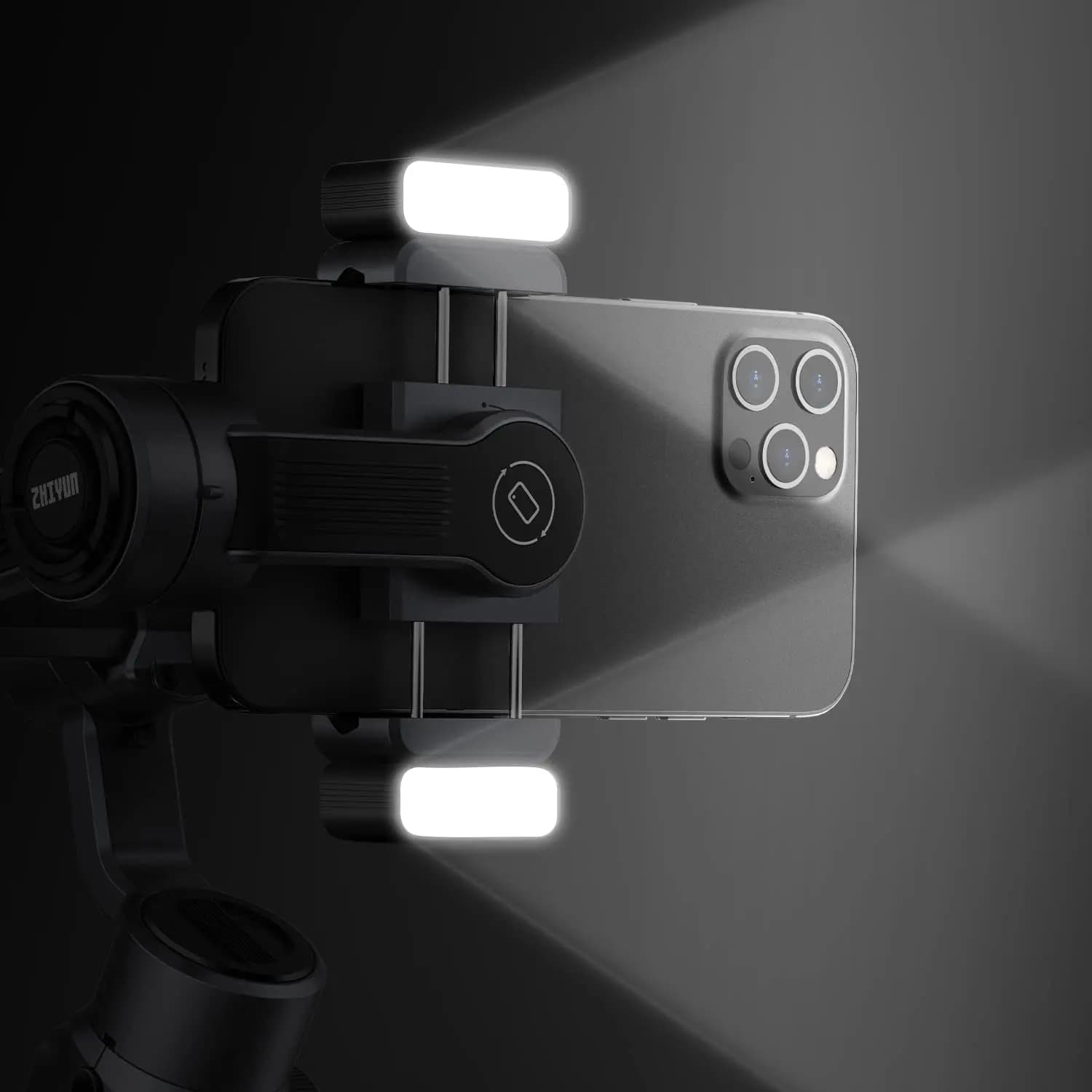 Zhiyun – Mini lumière de remplissage magnétique LED pour Smartphone, pour Smooth 5 Smooth 5s 3 axes,