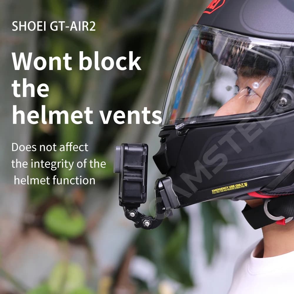 Support de ruisseau de casque personnalisé pour Luminei Gt Air2, GoPro Hero12, 11, 10/9 Instactage 3
