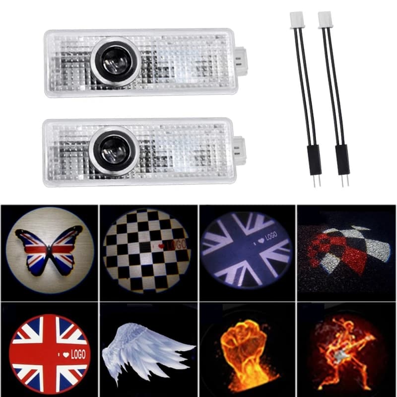 Projecteur Led pour porte de voiture MINI Cooper, lampe de bienvenue, lumière décorative pour One S 