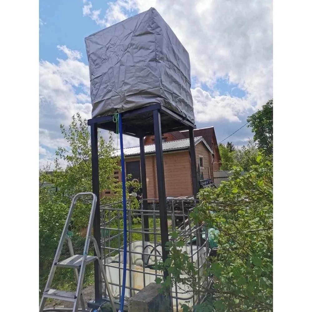 Juste de protection pour conteneur de jardin, fourre-tout IBC, imperméable, anti-poussière, crème so