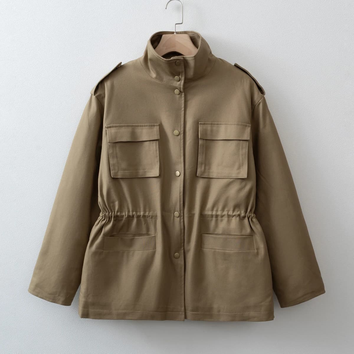 Veste décontractée pour femme 2026 à col montant – Manteau élégant
