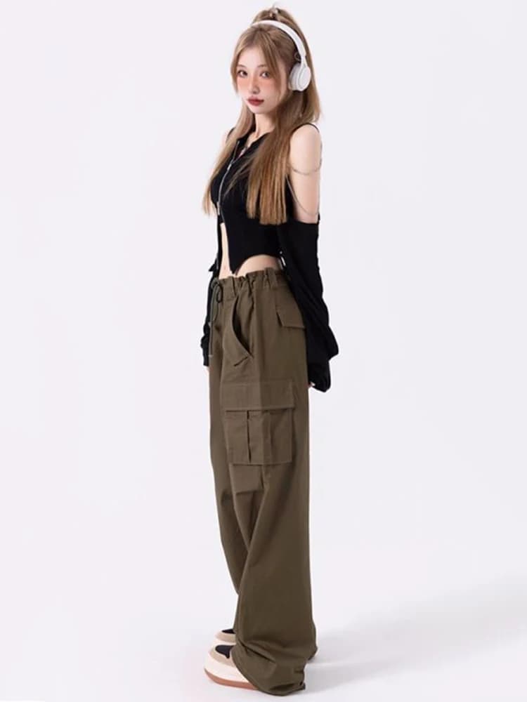 T-shirt à manches longues avec fermeture éclair pour femmes, vêtements à épaules dénudées pour jeune