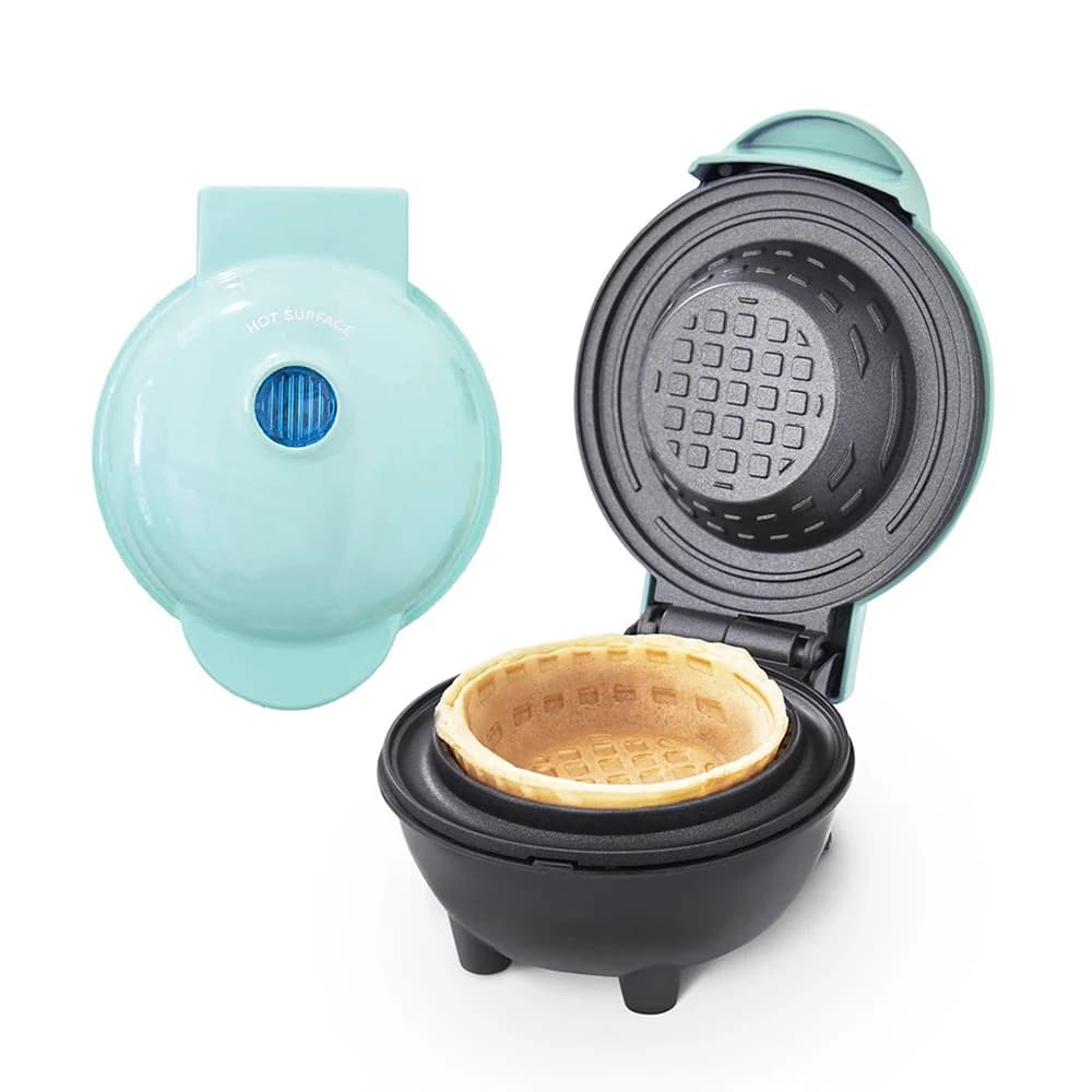Nouveau Mini gaufrier bol 110 V/220 V Machine de petit déjeuner tarte aux œufs crème glacée et roule