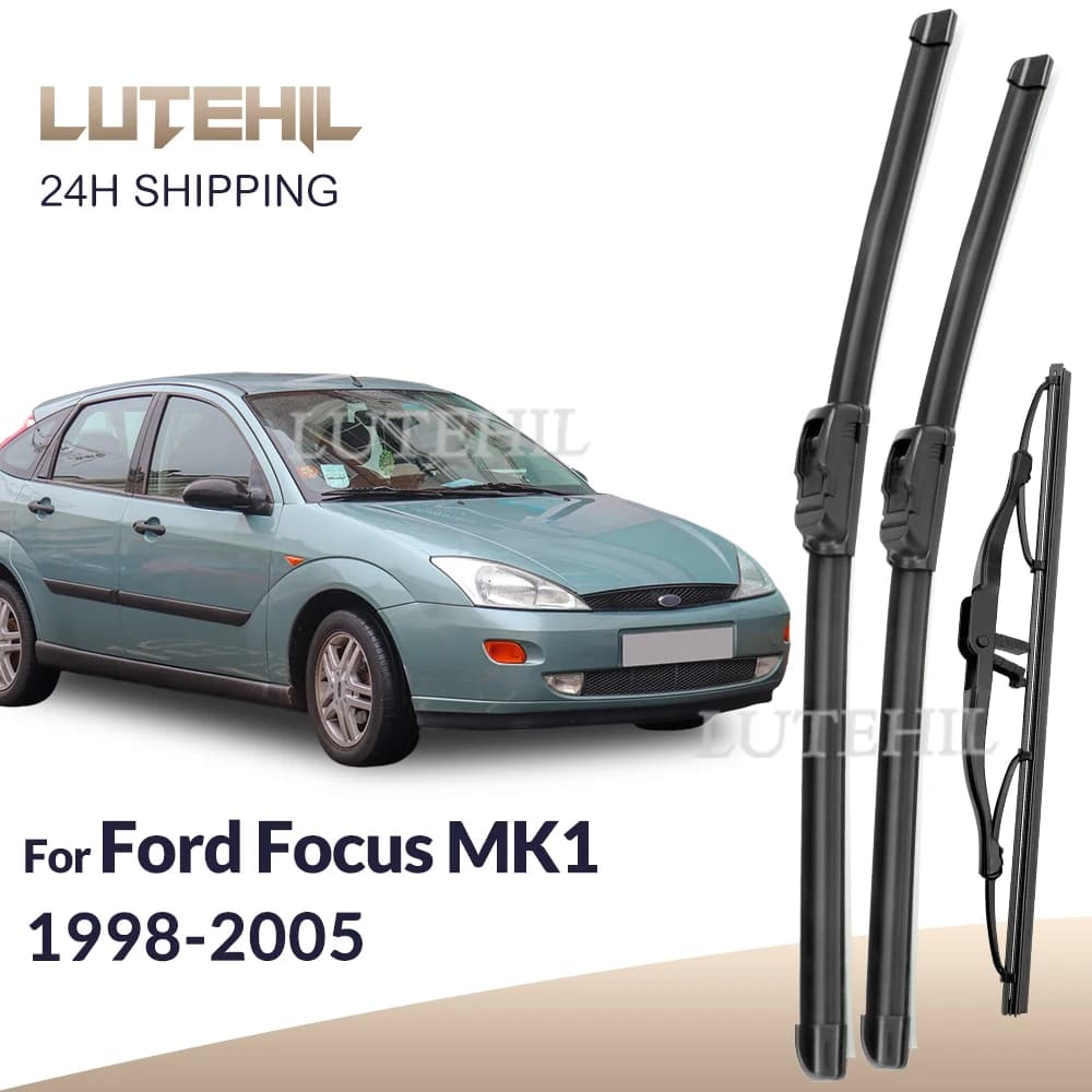 Pour Ford Focus MK1 1998-2005 1999 2000 2001 2002 essuie-glace avant et arrière balais d'essuie-glac