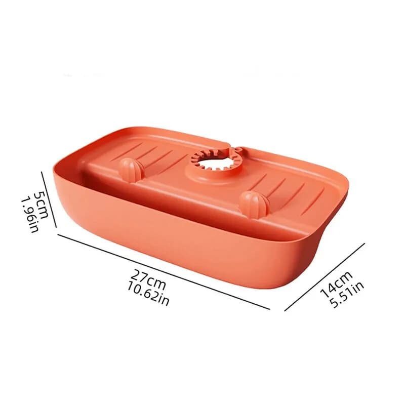 Égouttoir en silicone pour évier domestique, tampon de collecte d'eau T1, chiffon éponge, acier, gad