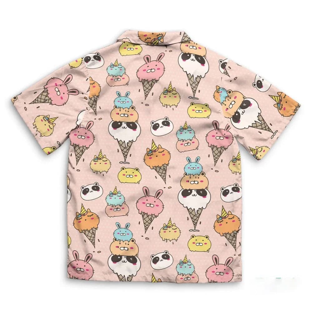 T-shirt unisexe à manches courtes, imprimé 3D motif crème glacée, séchage rapide, style décontracté,