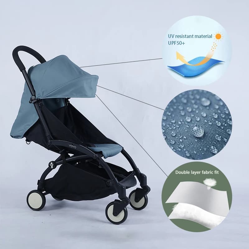 Accessoires de poussette pour Yoyo Yoyo2 Yoyo3 Yoya, ensembles de coussins de siège et pare-soleil à