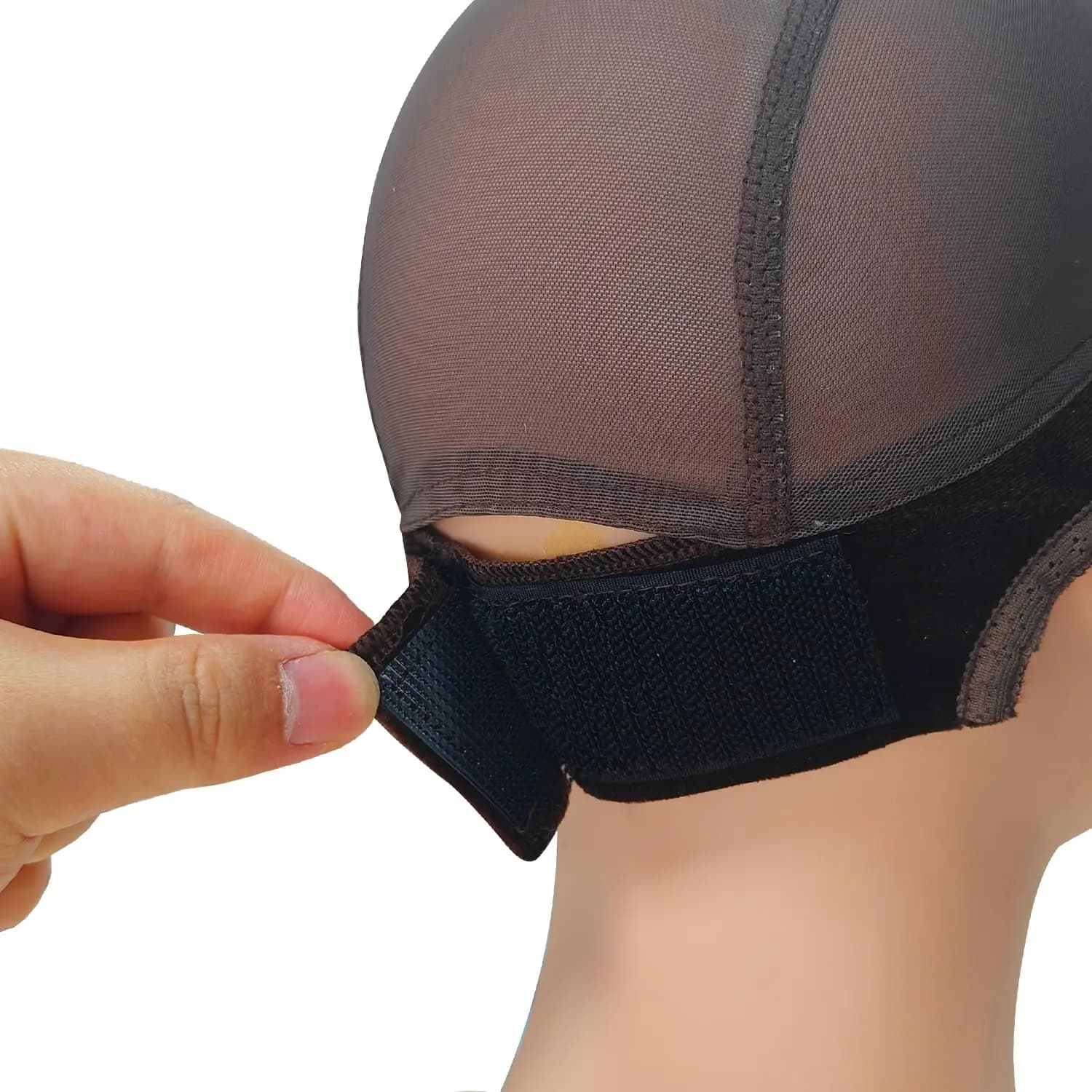 Gorra de agarre para peluca para mujer, réglable, mantiene las pelucas sin pegamento de forma segura
