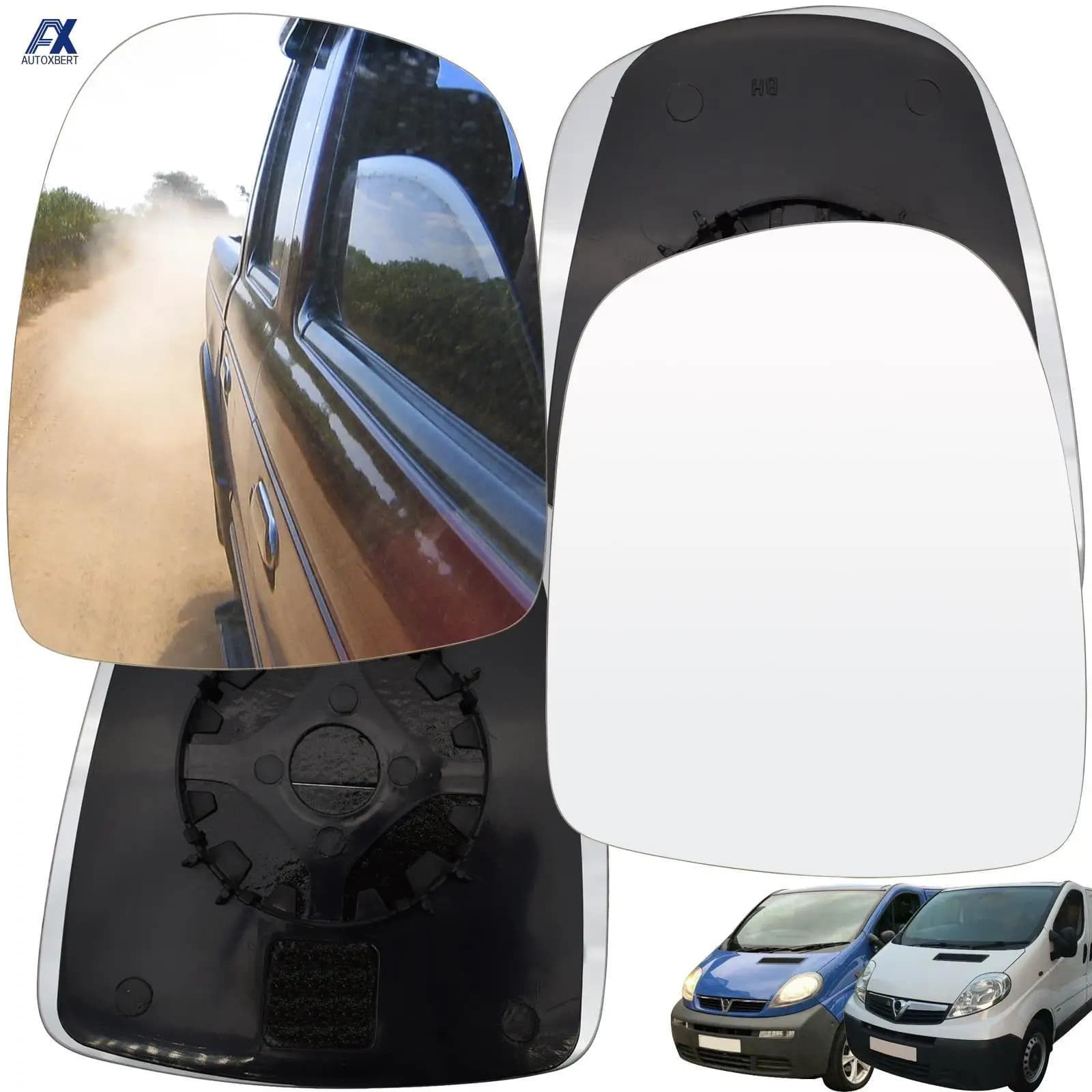 Pour Opel / Vauxhall Vivaro Renault Trafic Nissan Primastar 2001 - 2014 rétroviseur gauche droit ver