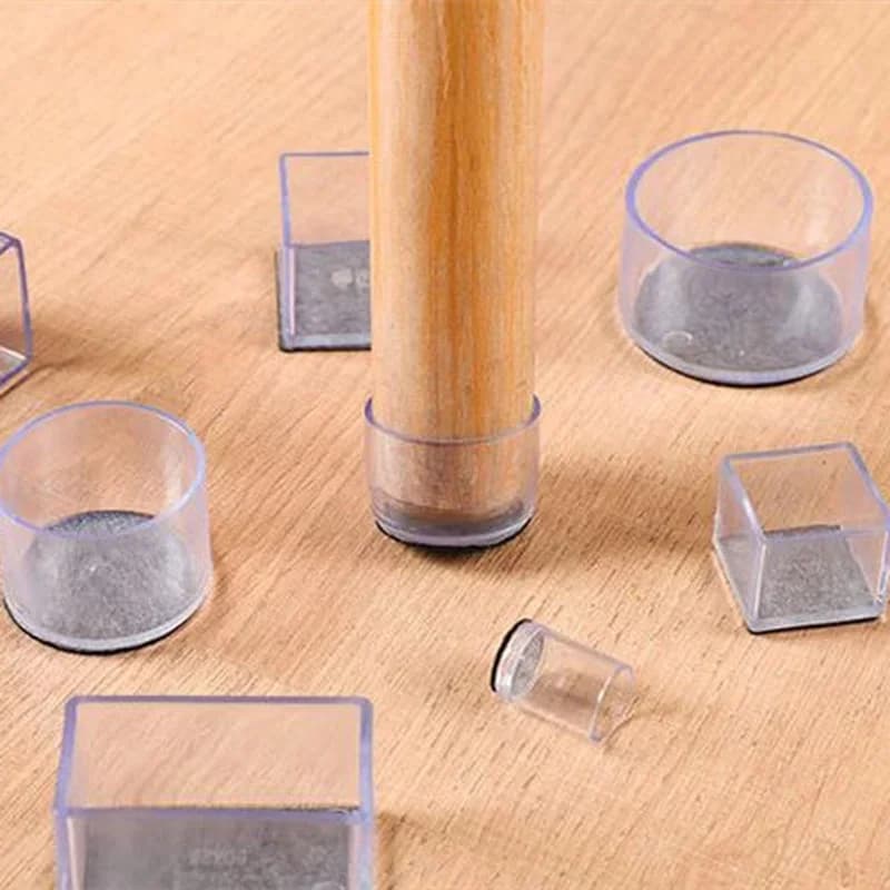 Couvre-pieds de chaise en caoutchouc antidérapants, 8 pièces, coussinets de protection des pieds, co