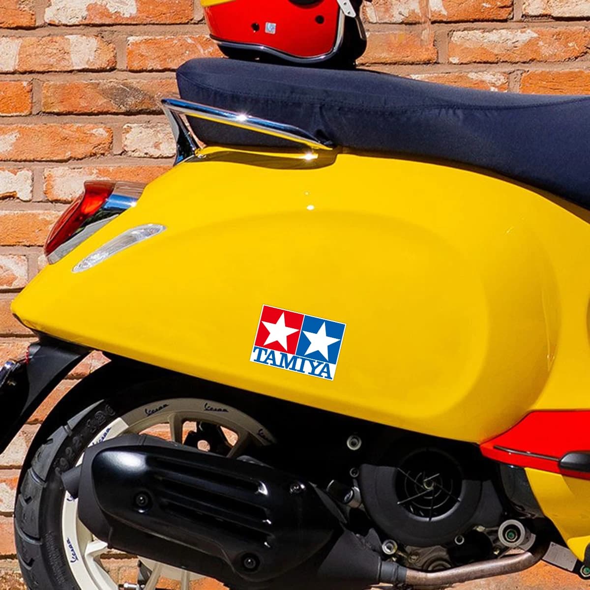 TAMIYA avertissement de sécurité réfléchissant Moto autocollants voiture Moto vélo e-bike Scooter ré