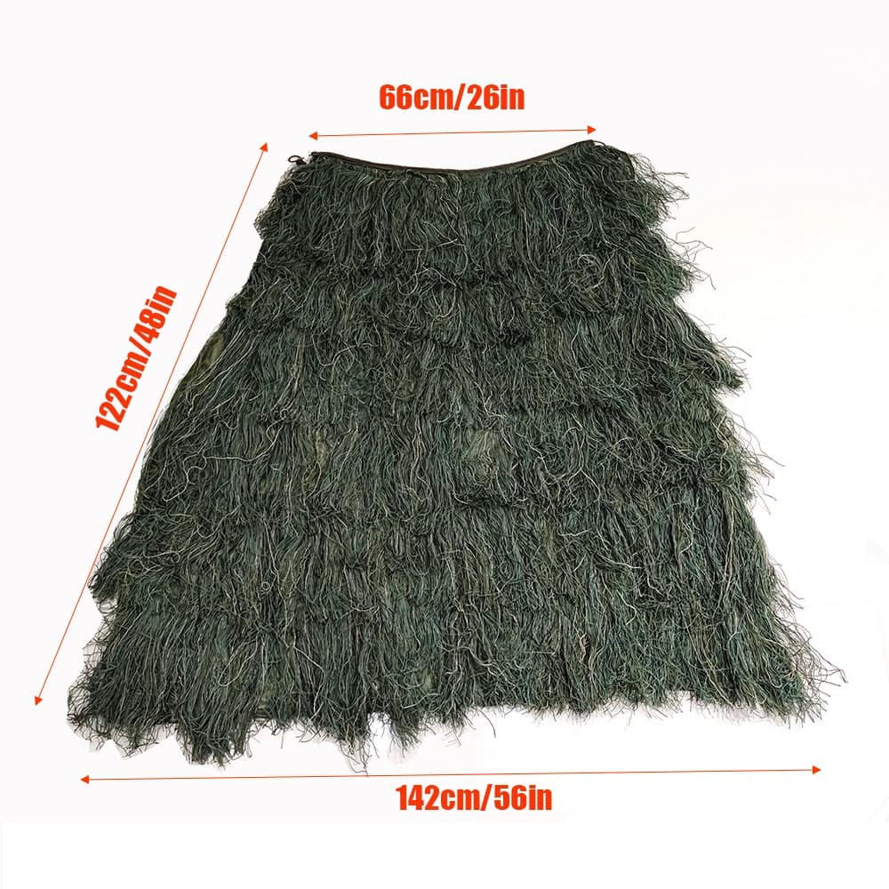 DulSniper-Poncho mesurillie léger pour airsoft et paintball, surface de calcul imbibée