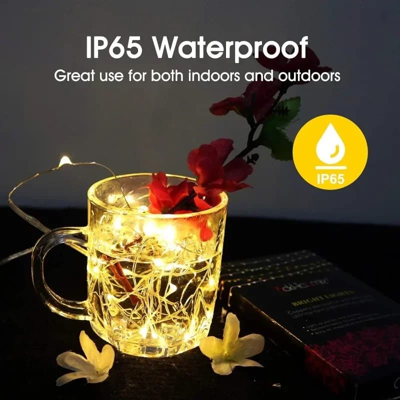 Fil de cuivre USB LED guirlandes lumineuses guirlande fée chaîne lumière pour vacances noël fête de 