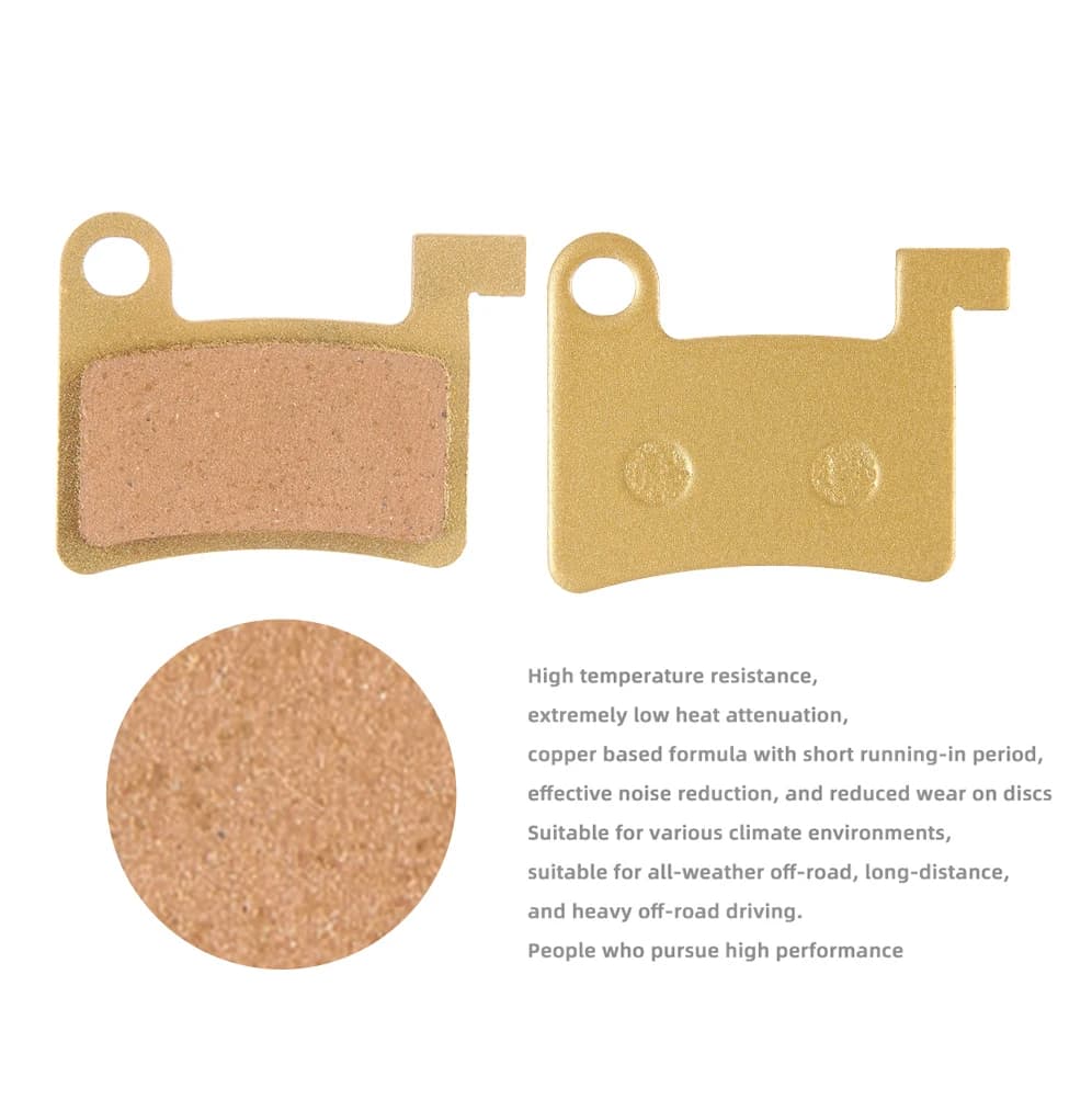 1-4 paires de plaquettes de frein à disque de vélo électrique plaquettes de frein entièrement métall