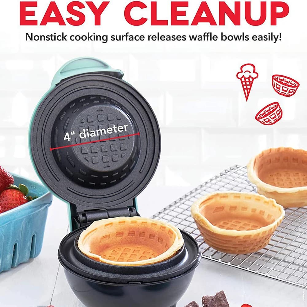 Nouveau Mini gaufrier bol 110 V/220 V Machine de petit déjeuner tarte aux œufs crème glacée et roule