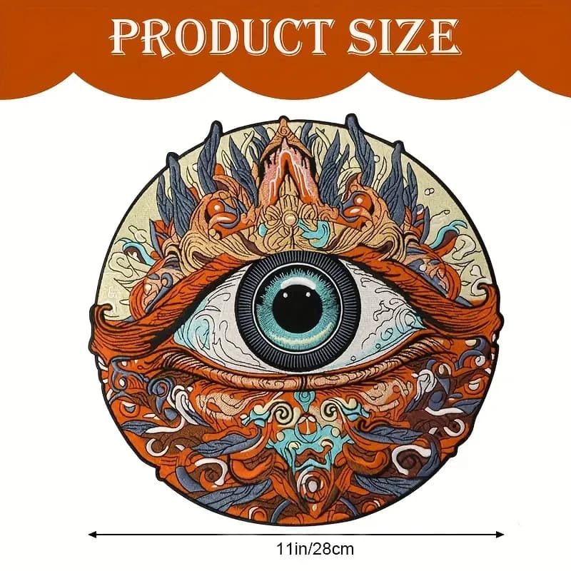 Patch brodé œil mystérieux de grande taille, Badge inspirant, cadeau à faire soi-même, patchs à repa