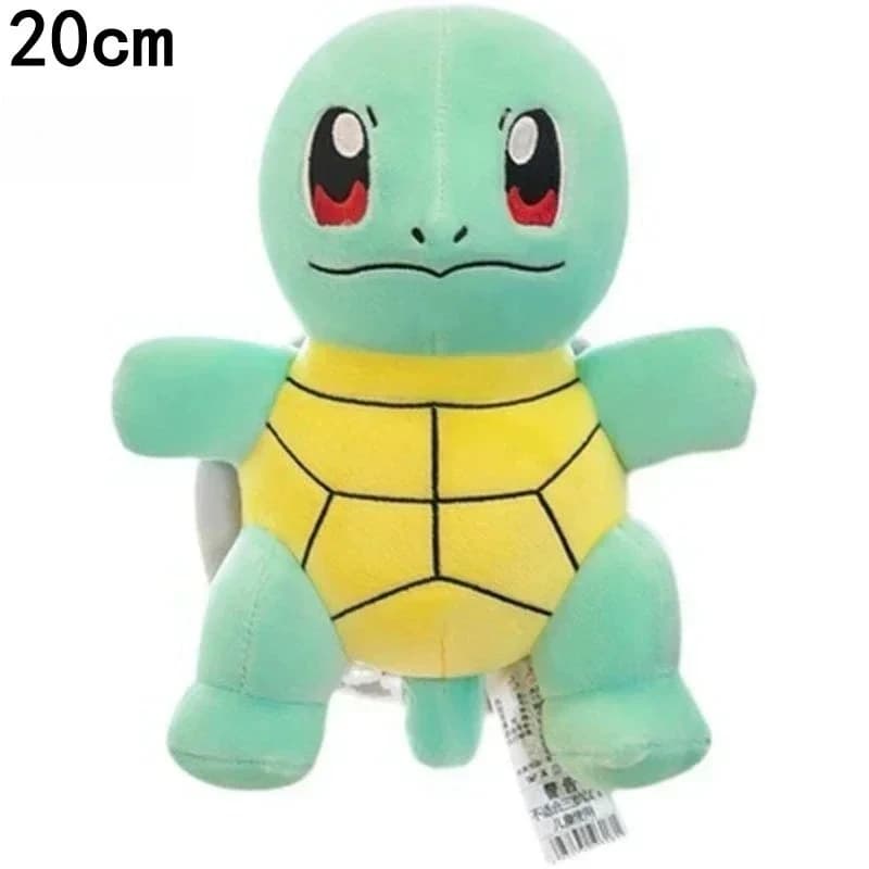 Peluche Pokémon 16-25CM, Pikachu, Gengar, Raichu, Squirtle, Eevee, Charmander, Bulbasaur, Mewtwo, ca