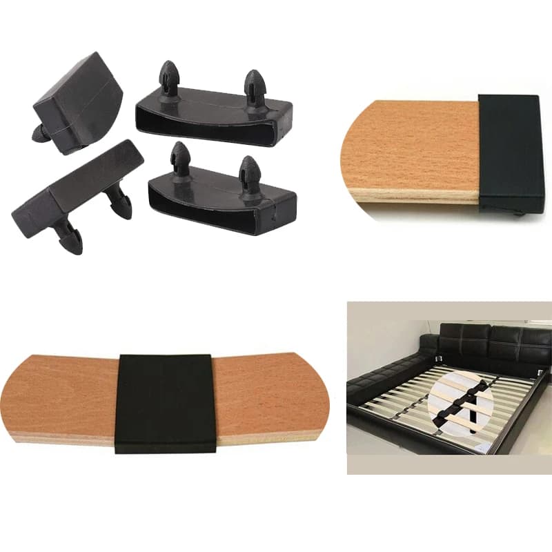 Embouts en plastique, 10 pièces, supports à lattes latérales et centrales, connecteur, accessoires d