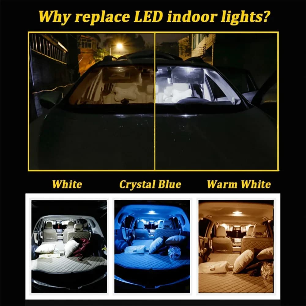 Kit d'éclairage intérieur Led pour Alfa Romeo Stelvio, lampe de lecture, dôme, Canbus, sans erreur, 