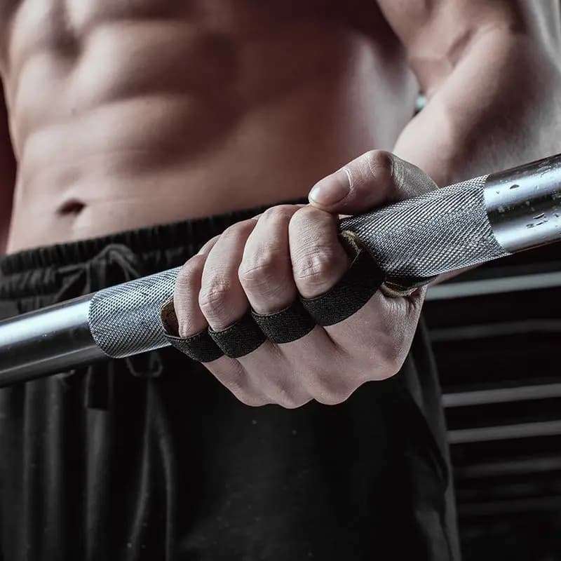 Gants d'entraînement d'haltérophilie en cuir Protection de la paume femmes hommes Fitness sport poig