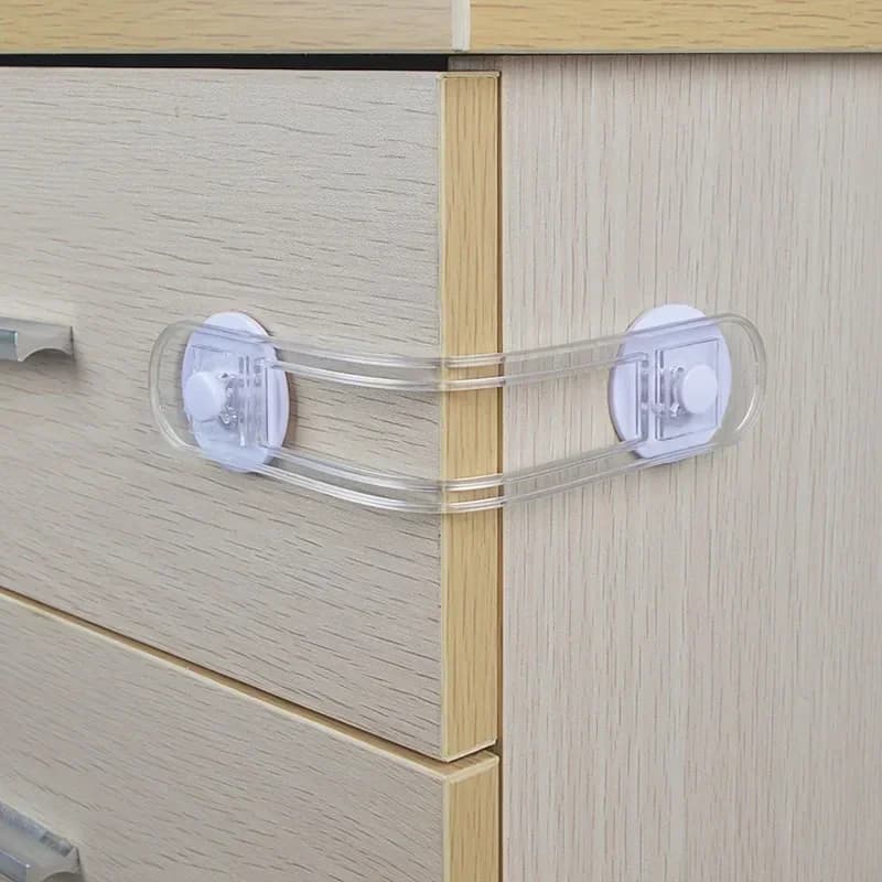 Serrure de sécurité multifonctionnelle pour bébé et enfant, serrure de sécurité pour tiroir et réfri