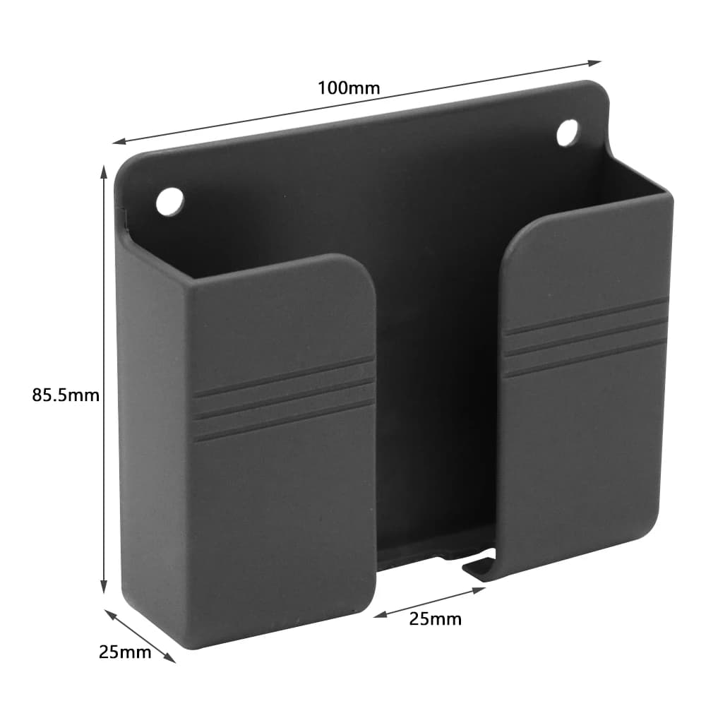 Boîte de rangement murale multifonction sans poinçon, 4/2/1 pièces, organisateur de télécommande TV,