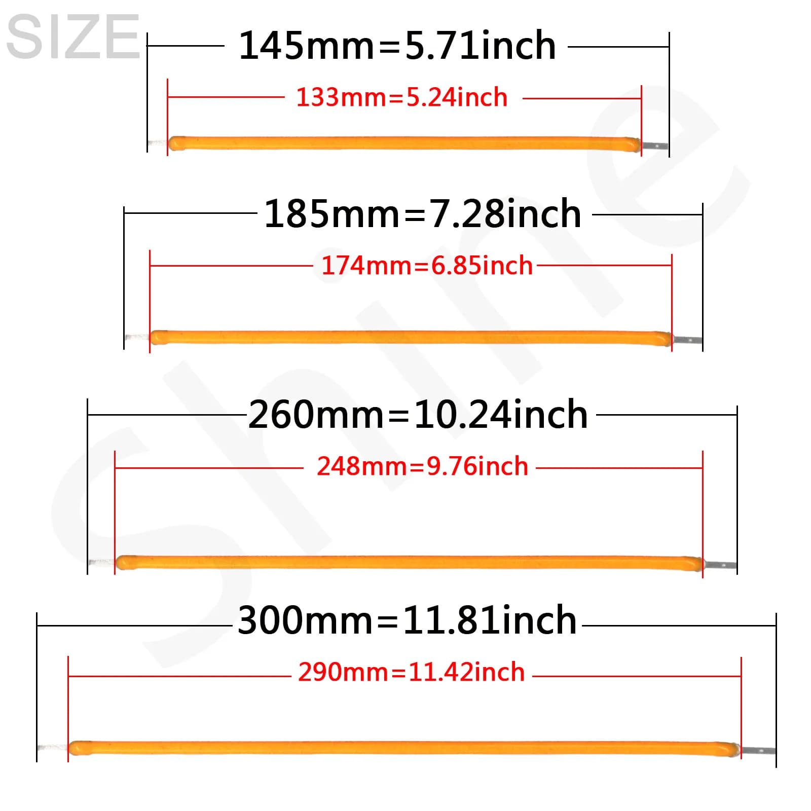 Filament LED Flexible 3V COB 38mm 60mm 95mm 80mm 130mm 145mm 185mm 260mm 300mm, pièces de lampe à am