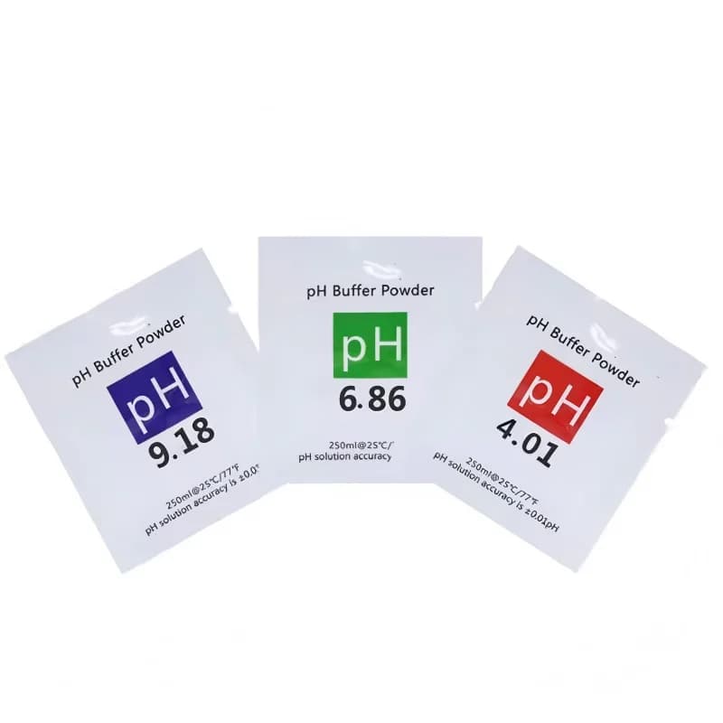 Buffet en poudre pour solution d’étalonnage, testeur PH, 4,01, 6,86, 9,18, 15 pièces/sachets, mesure