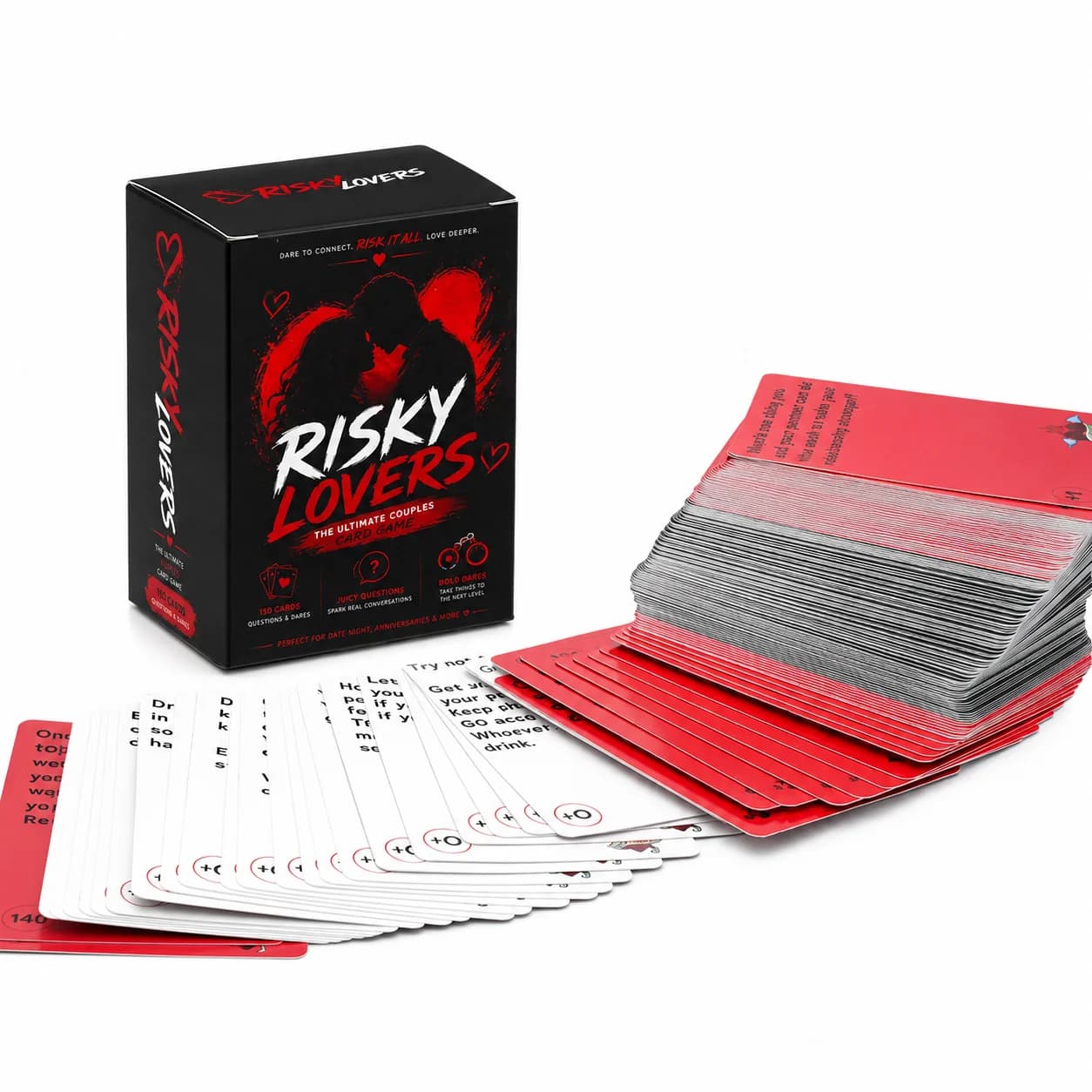Jeu de cartes de défi pour couples, aventure romantique, jeu interactif avec défis et questions, con