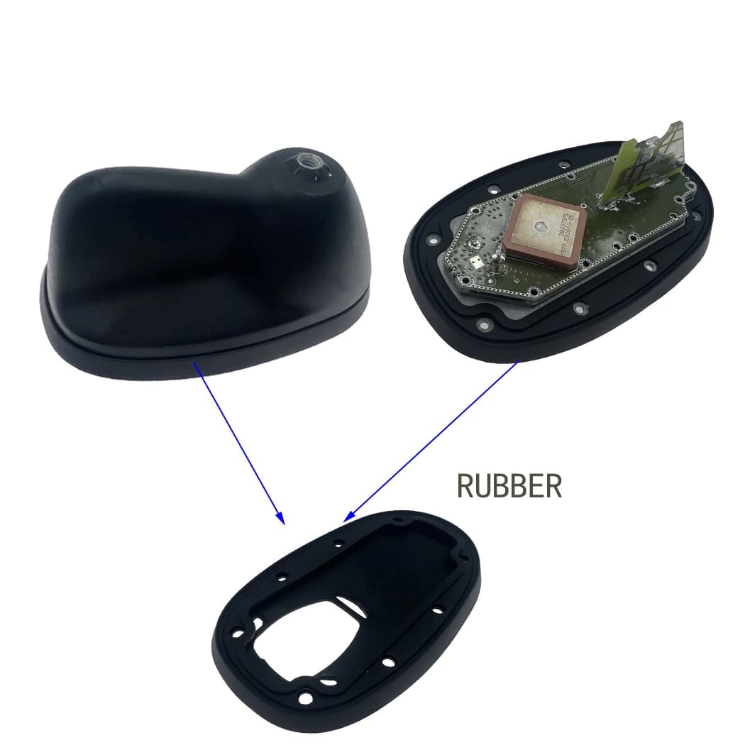 ESIRSUN Base d'antenne joint en caoutchouc bague d'étanchéité adapté pour BMW MINI Clubman R55 R56, 