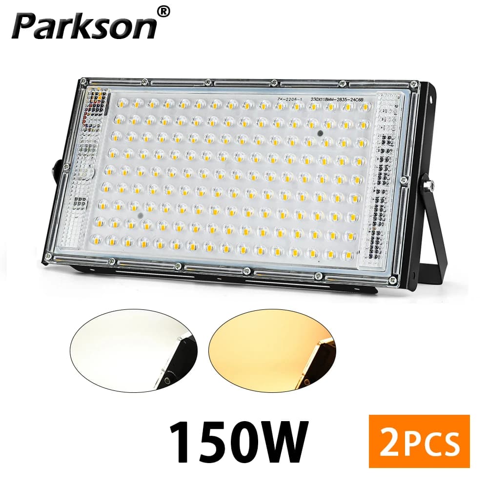 Projecteur LED extérieur 50W 100W 150W 220V projecteur étanche intérieur LED Spot extérieur lampadai