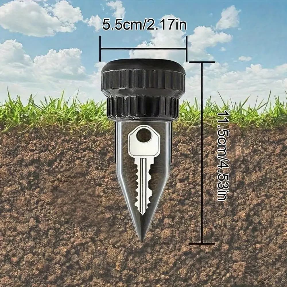 Cache-clés pour cache-clés extérieurs, boîte de sécurité extérieure, rangement sécurisé pour jardin,