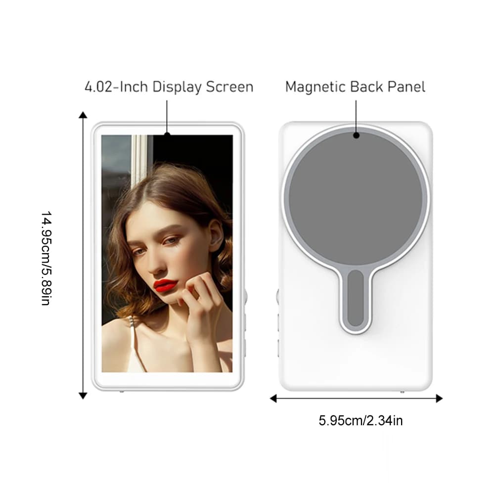 Smartphone moniteur magnétique écran projecteur téléphone caméra arrière Selfie pour Vlog enregistre
