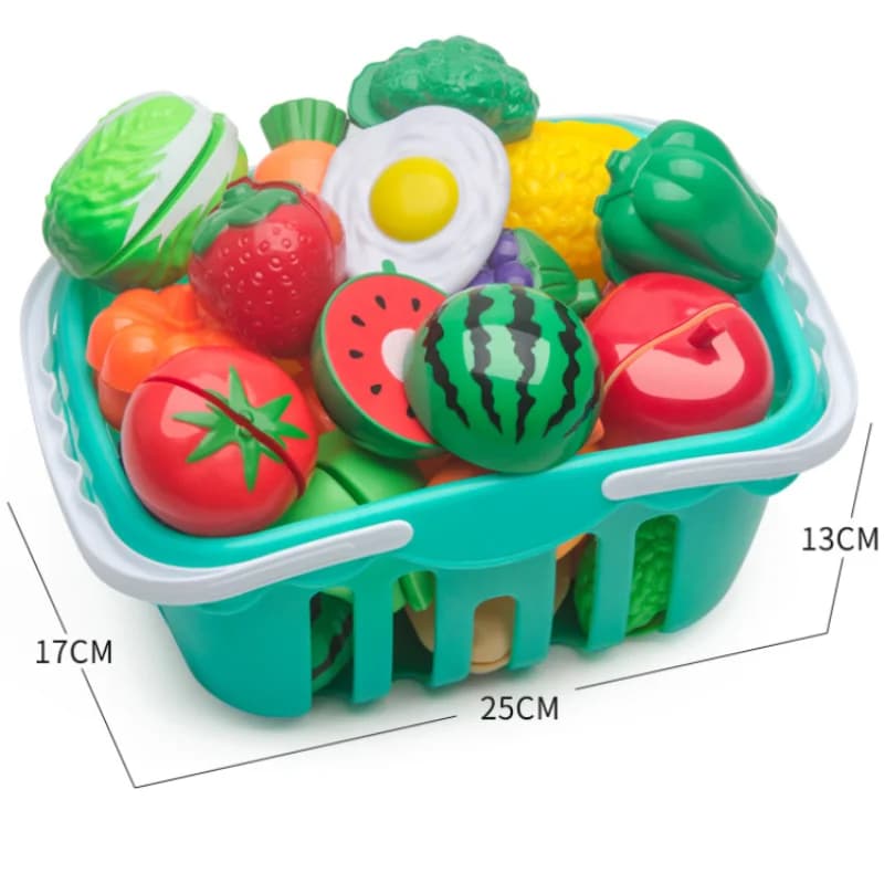 6/10/13/24 pièces cuisine amusant coupe Fruits et légumes nourriture maison de jeu ensemble Puzzle j
