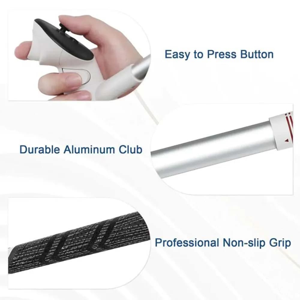 AMVR fixation de Club de Golf pour Meta Quest 3/3S VR contrôleur de poignée Tennis Baseball Kayak ac
