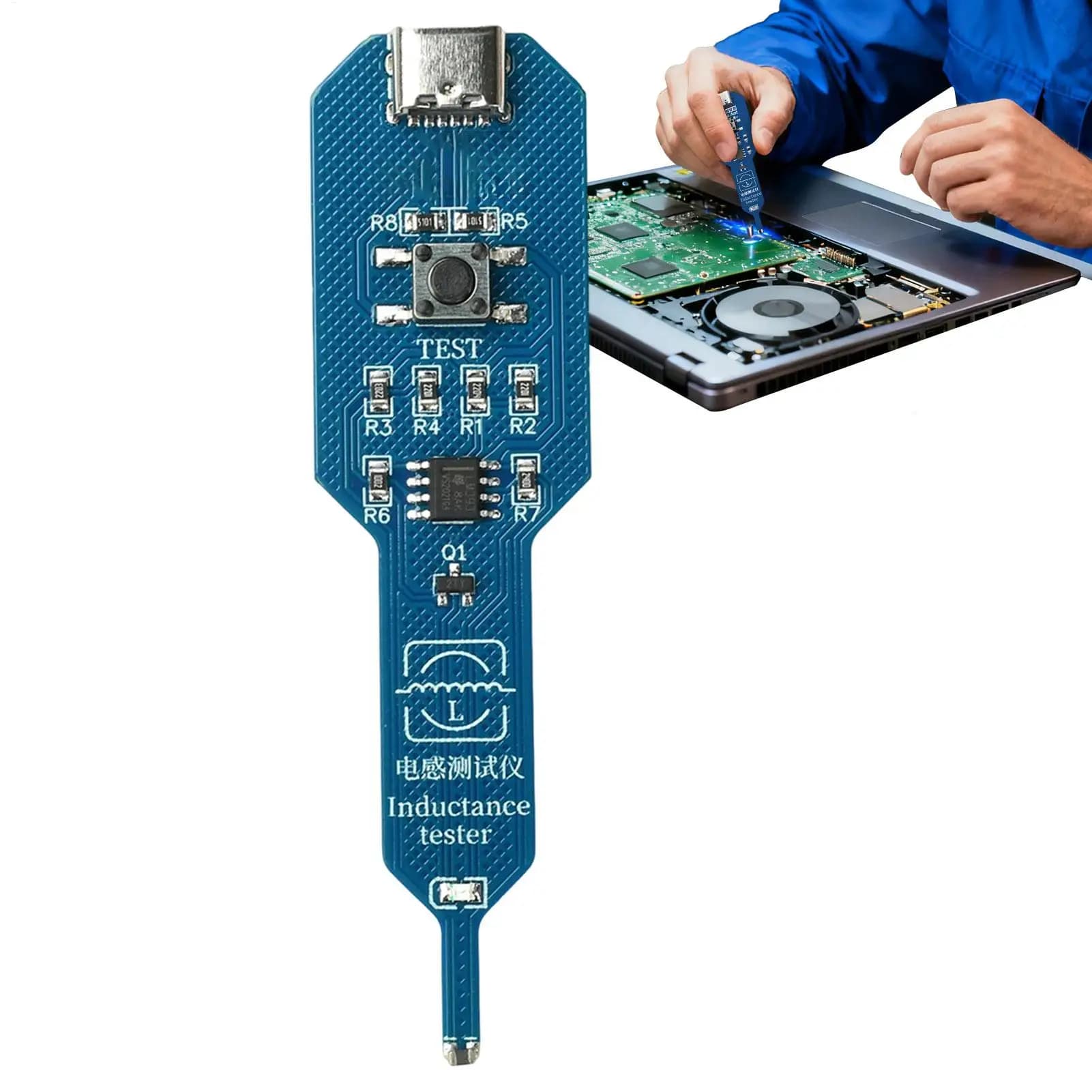 Testeur d'inductance, entretien, haute précision, détection des défauts de la carte mère, compteur d
