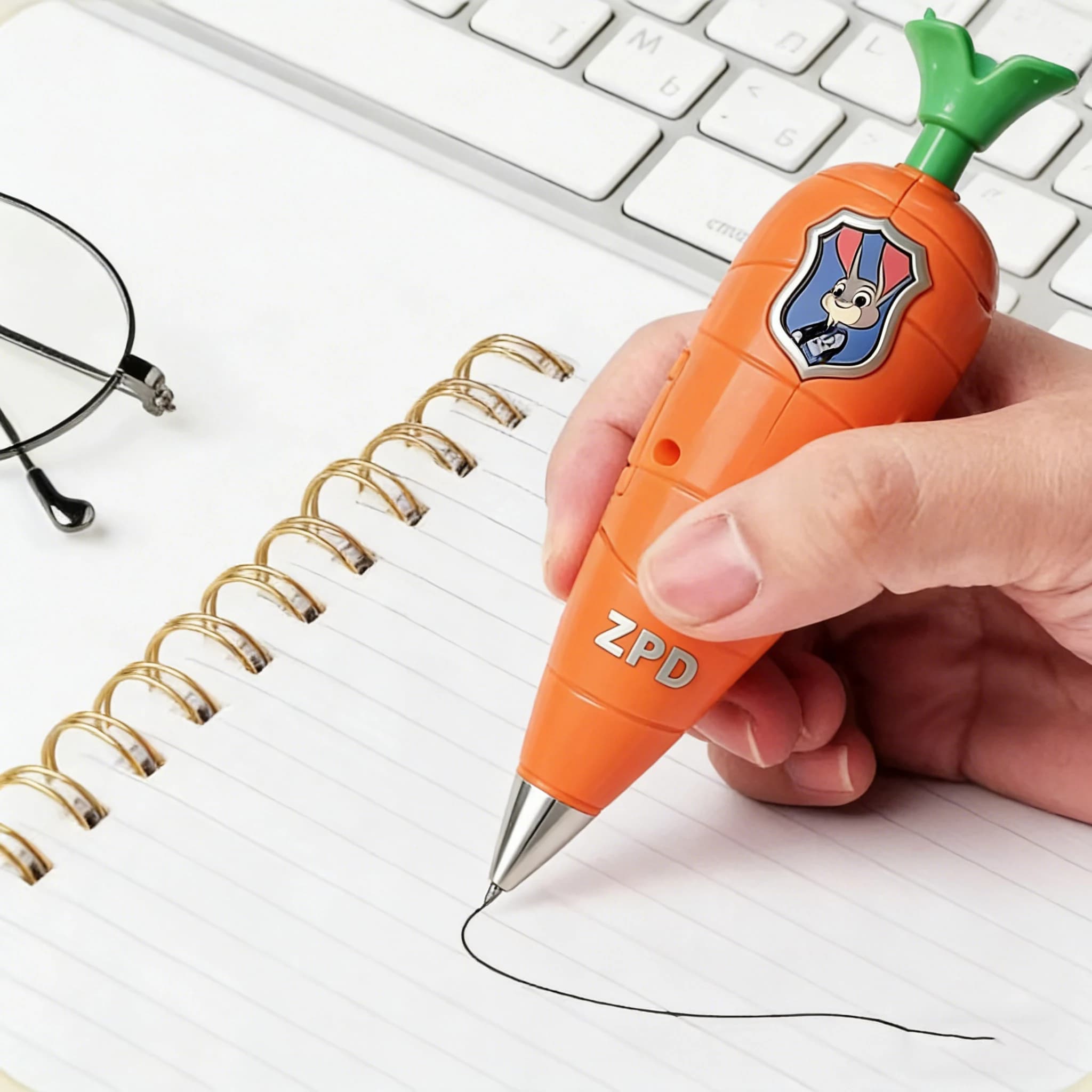 Stylo enregistreur Zootopia 2 Carrot |   Style Judy & Nick pour enfants |   Mini enregistreur des an
