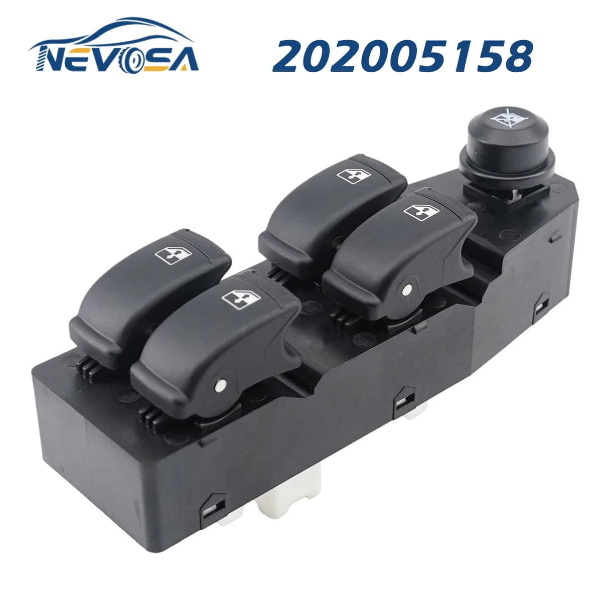 NEVOSA Bouton de commutation de lève-vitre avant gauche, pour Chevrolet Aveo Sedan Hatchback, Pontia