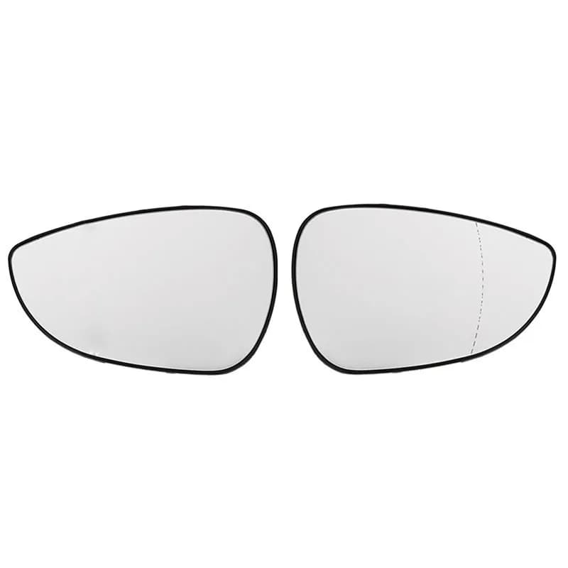 Rétroviseur chauffant pour voiture, rétroviseur transparent en verre pour Ford Fiesta MK7 2008 2009 