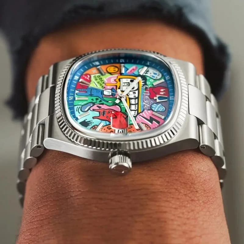 Montre carrée rétro pour homme, marque de luxe légère, cadeau authentique, nouvelle collection 2026,
