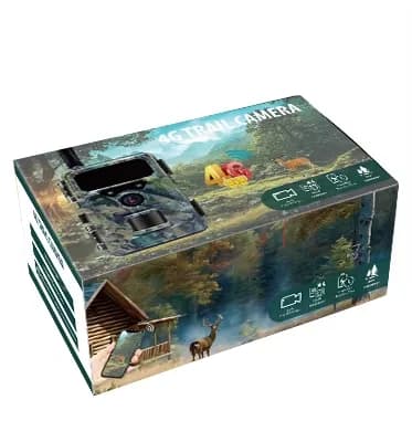 Caméra de chasse cellulaire Redleaf 4G 32MP, pièges photos avec LED IR 850nm, visualisation par appl
