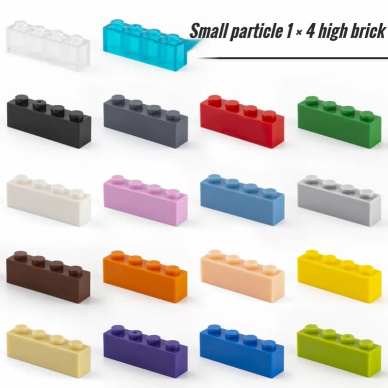 Blocs de construction en briques hautes 1x4, petites particules 100g, 3010 pièces, blocs de bricolag
